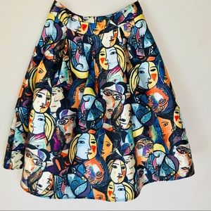 Picasso  Artwork Skirt